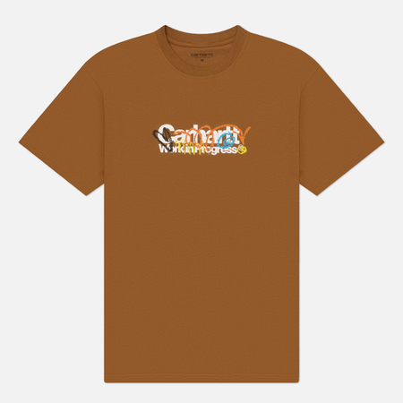 Мужская футболка Carhartt WIP Primary, цвет коричневый, размер L