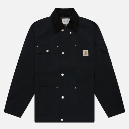 Мужская куртка ветровка Carhartt WIP Clapton, цвет чёрный, размер M
