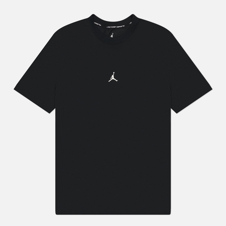 Мужская футболка Jordan Dri-Fit Sport Jumpman Crew, цвет чёрный, размер L