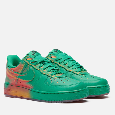 Женские кроссовки Nike Air Force 1 Low Retro, цвет зелёный, размер 37.5 EU