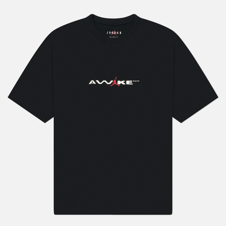 Мужская футболка Jordan x Awake NY, цвет чёрный, размер XS