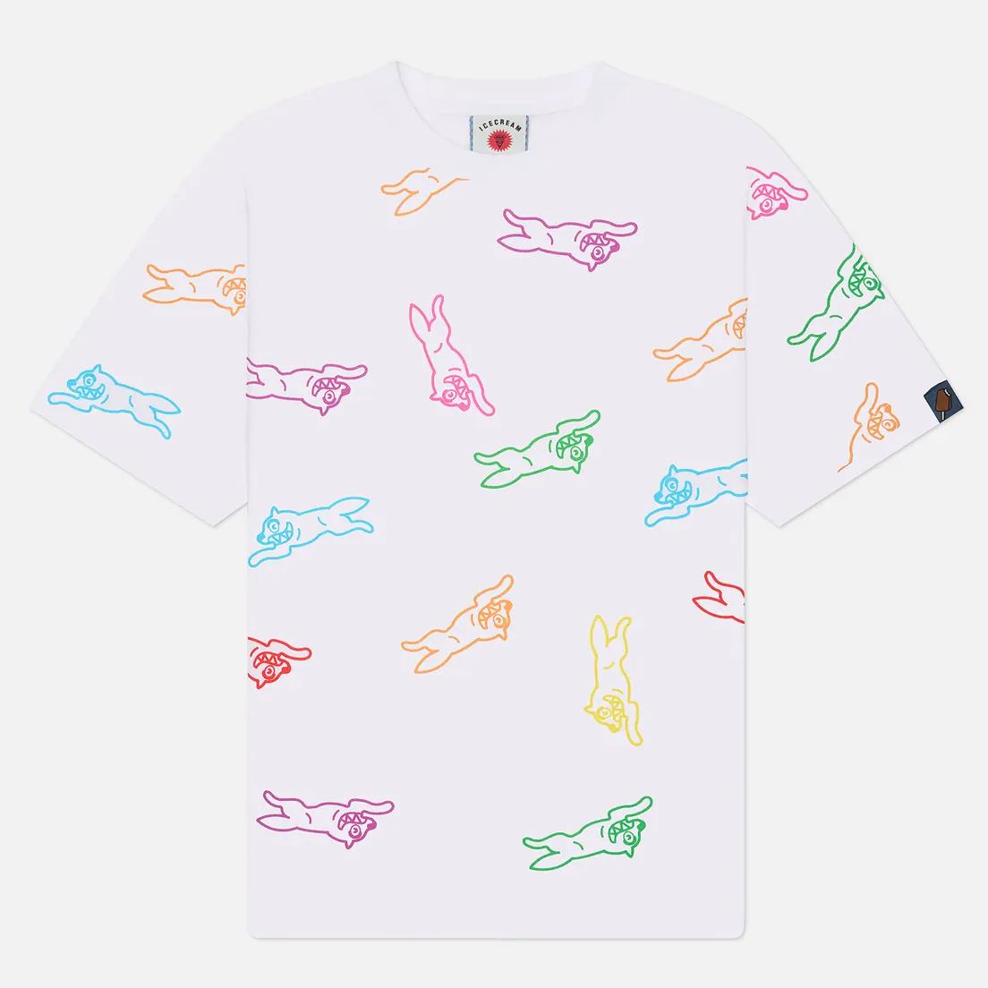 ICECREAM Мужская футболка All Over Running Dog