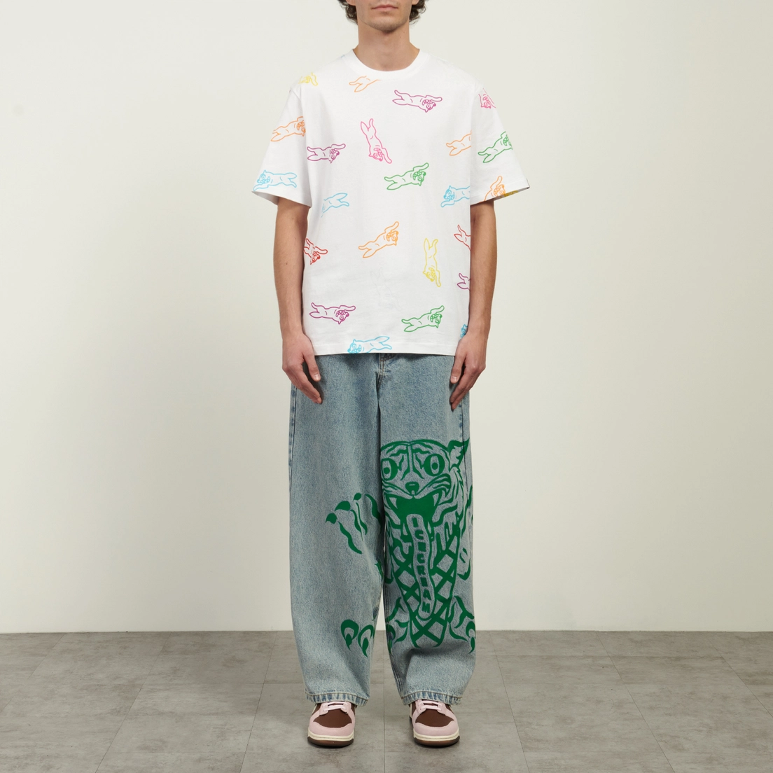 ICECREAM Мужская футболка All Over Running Dog