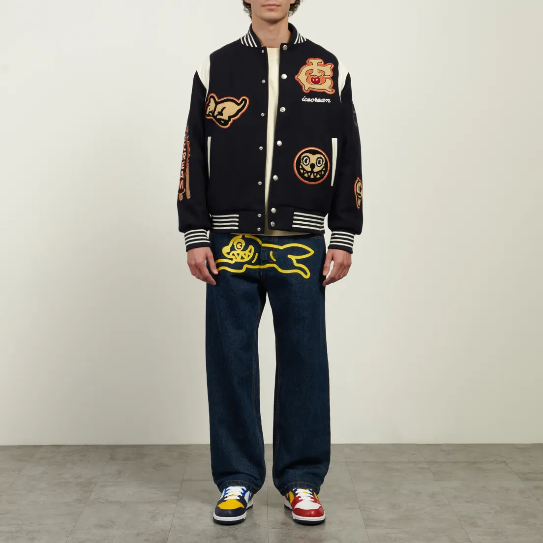 ICECREAM Мужская куртка бомбер Collegiate Patch Varsity