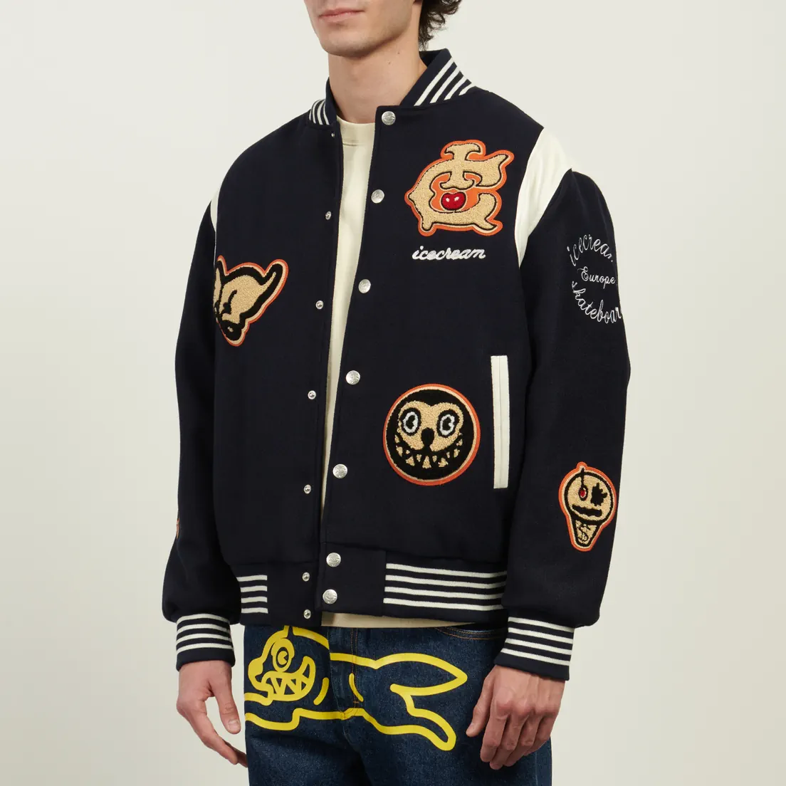 ICECREAM Мужская куртка бомбер Collegiate Patch Varsity
