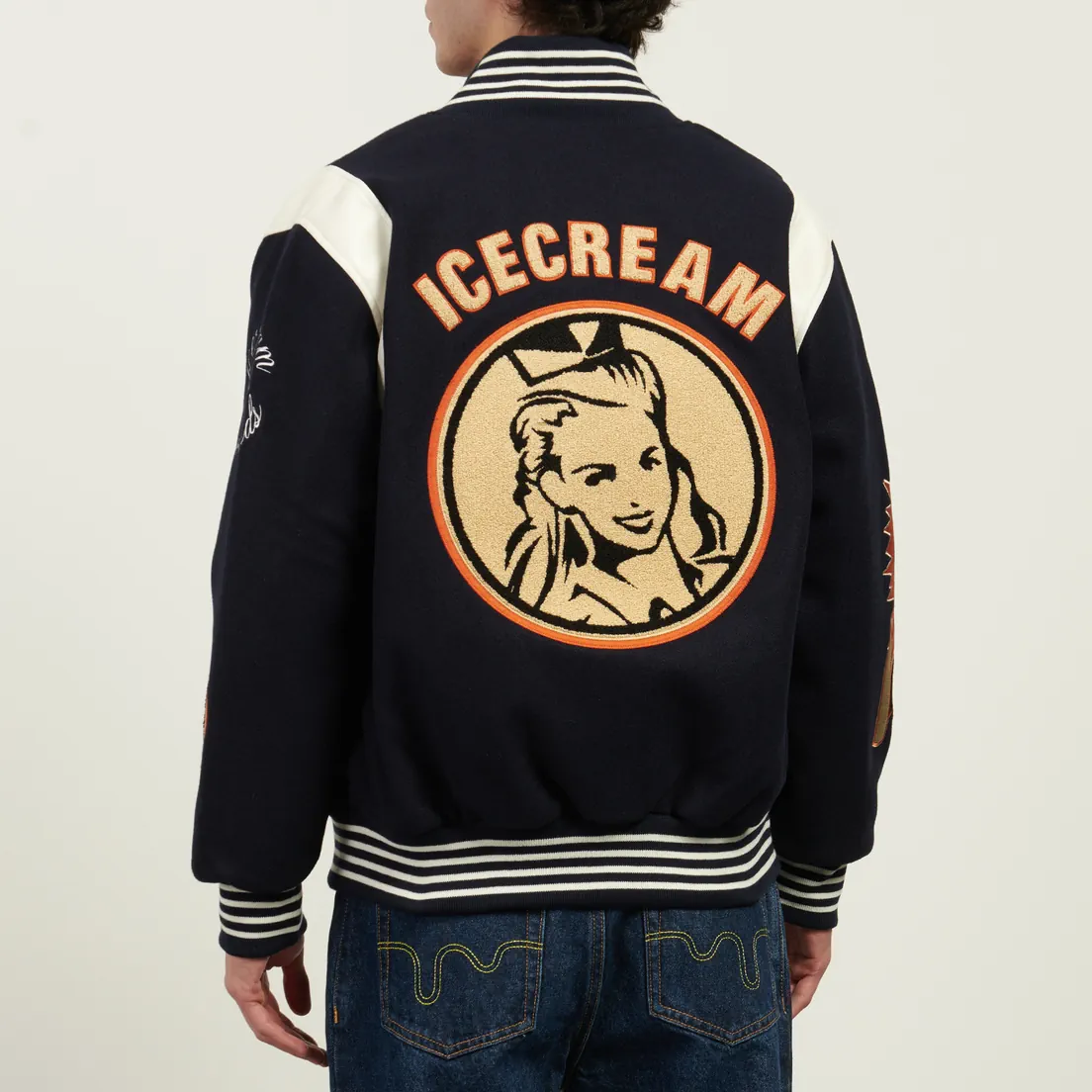 ICECREAM Мужская куртка бомбер Collegiate Patch Varsity