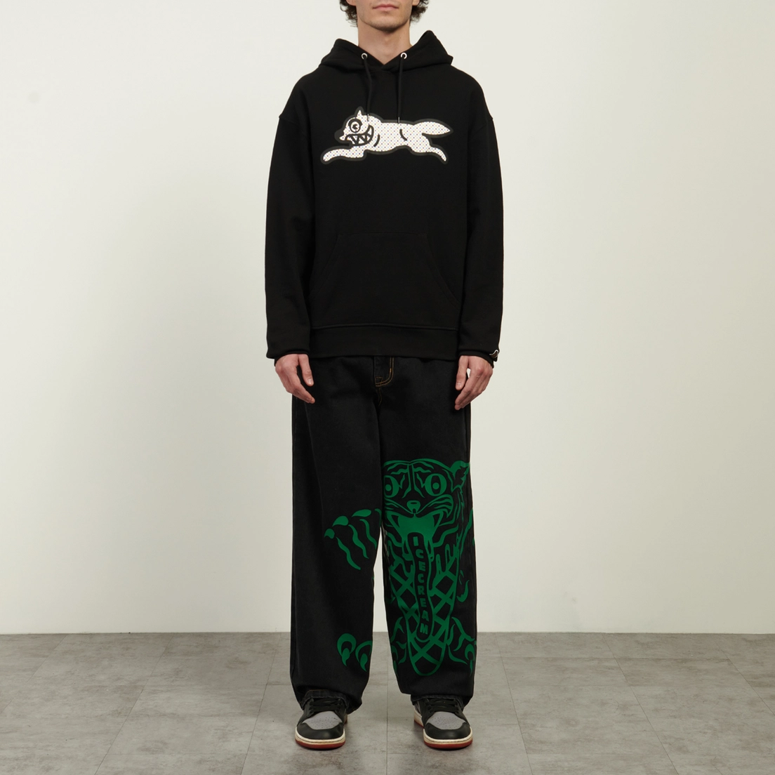 ICECREAM Мужская толстовка Polka Dot Running Dog Popover Hoodie