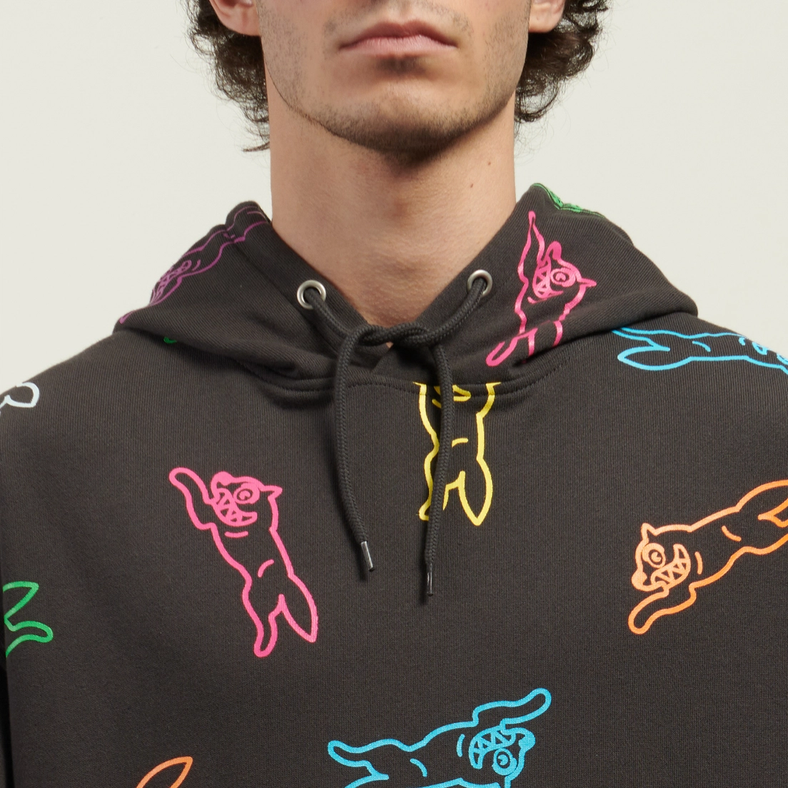 ICECREAM Мужская толстовка All Over Running Dog Popover Hoodie