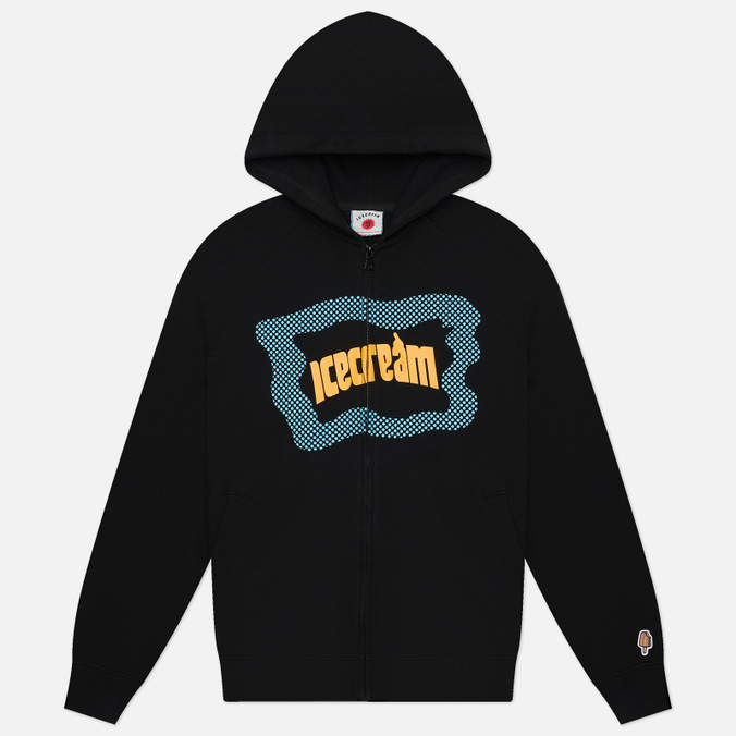 Мужская толстовка ICECREAM Block Logo Zip Through Hoodie