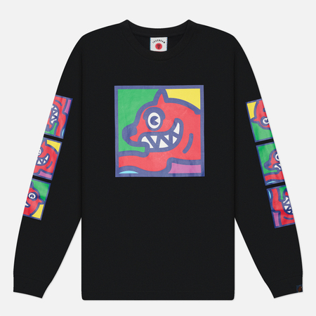 Мужской лонгслив ICECREAM Pop Art Running Dog, цвет чёрный, размер XL
