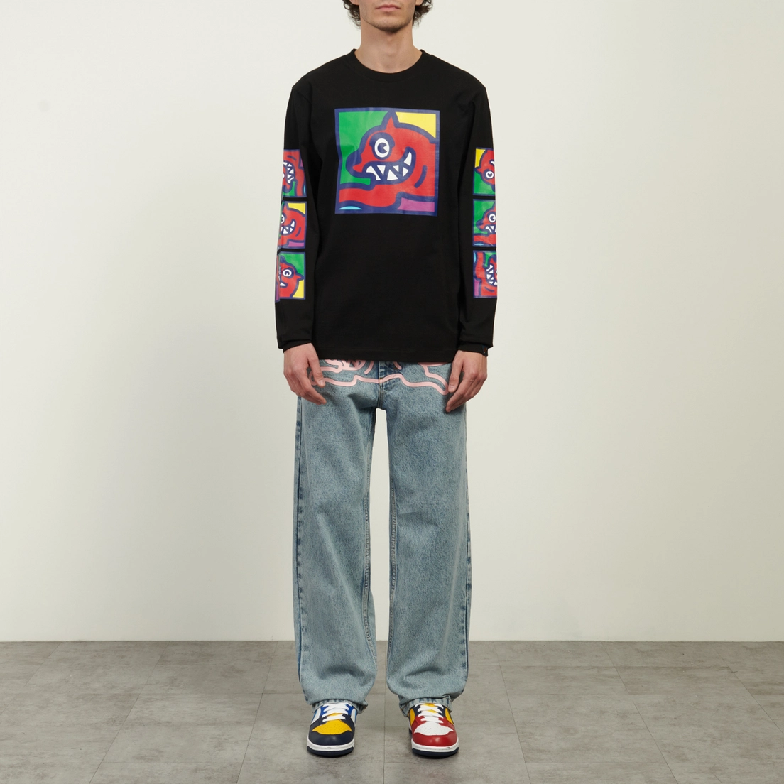 ICECREAM Мужской лонгслив Pop Art Running Dog