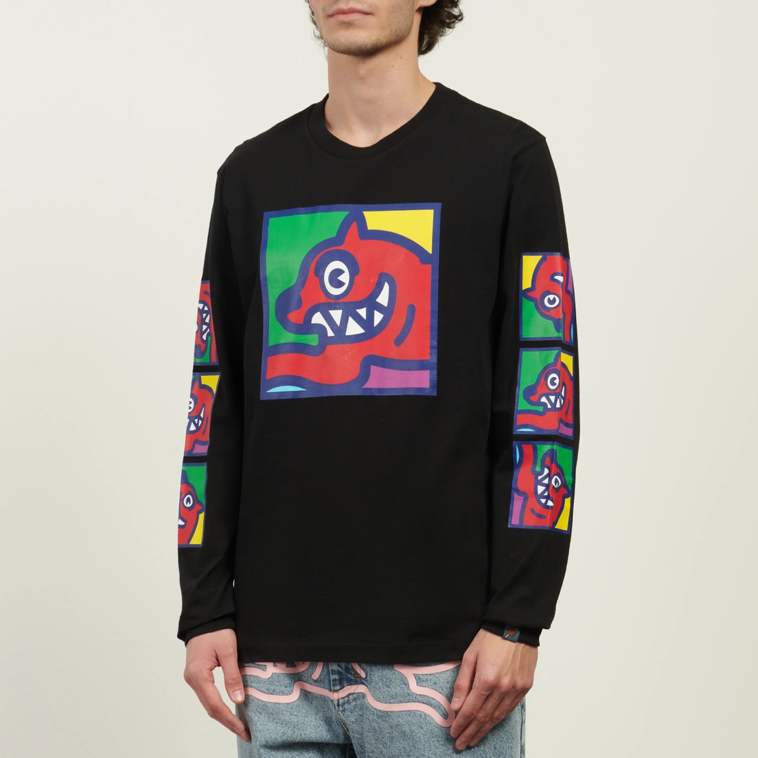 ICECREAM Мужской лонгслив Pop Art Running Dog