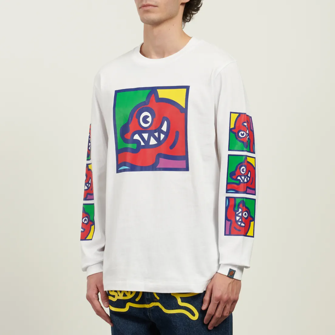 ICECREAM Мужской лонгслив Pop Art Running Dog