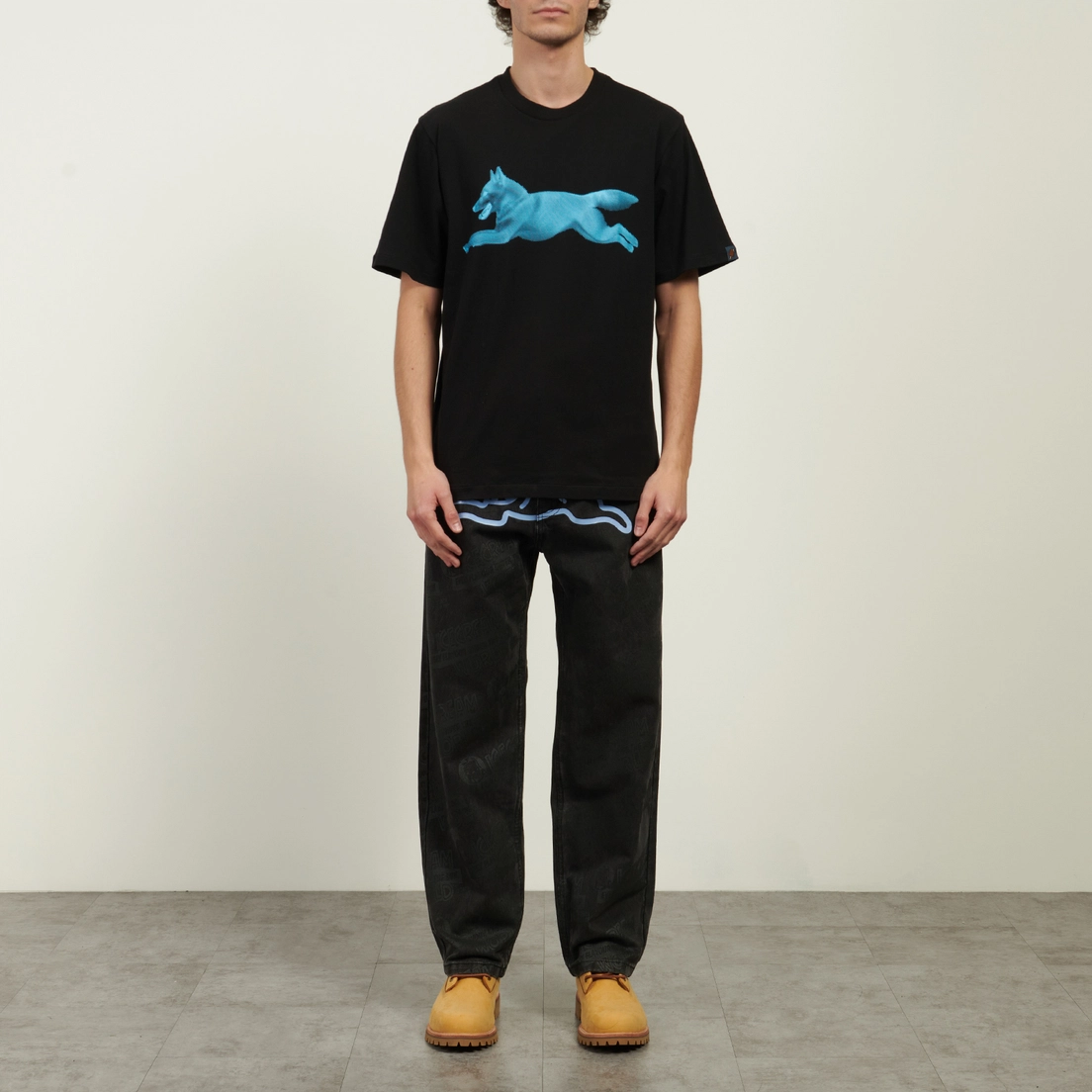 ICECREAM Мужская футболка Halftone Running Dog