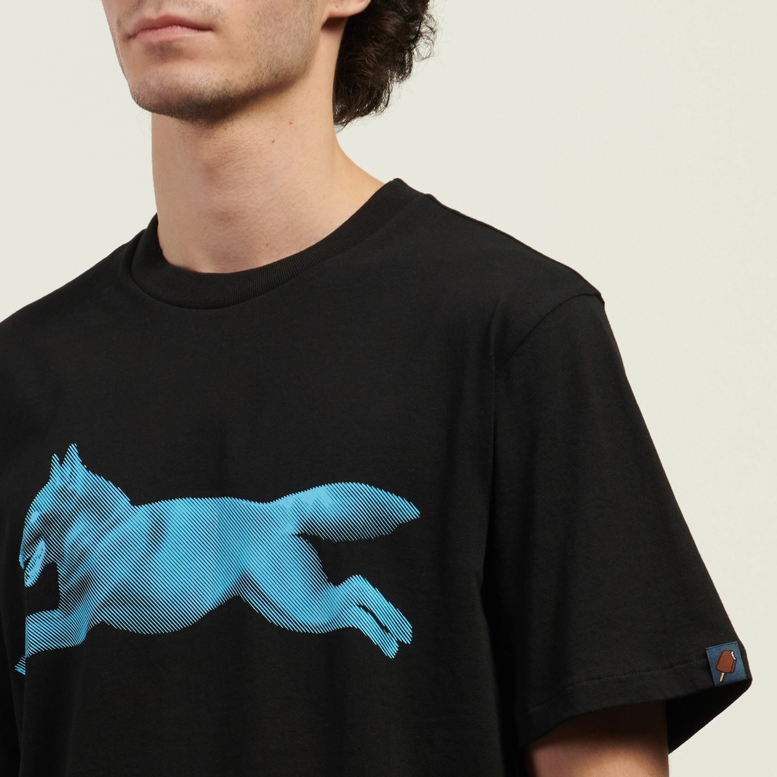 ICECREAM Мужская футболка Halftone Running Dog