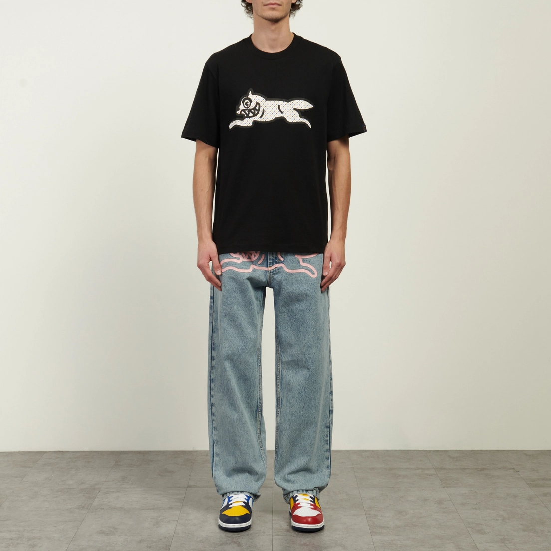 ICECREAM Мужская футболка Polka Dot Running Dog