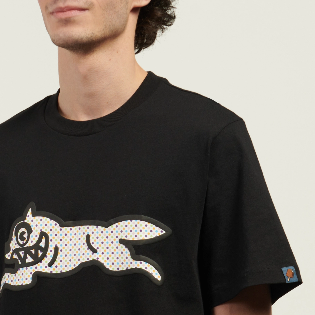 ICECREAM Мужская футболка Polka Dot Running Dog