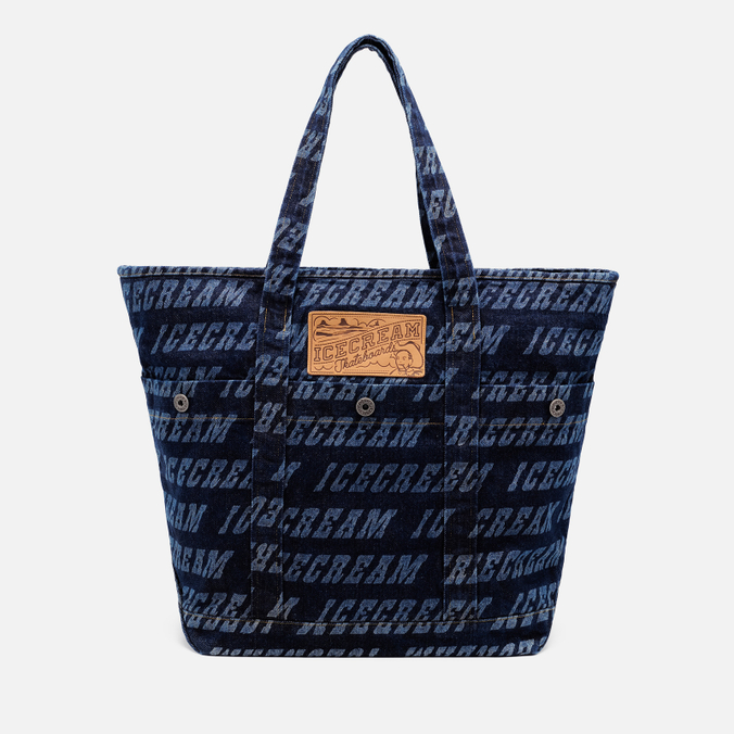 Сумка ICECREAM Repeat Logo Denim Tote