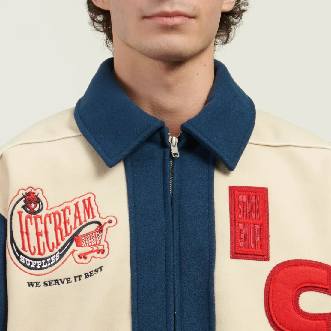 ICECREAM Мужская демисезонная куртка Checkout Varsity