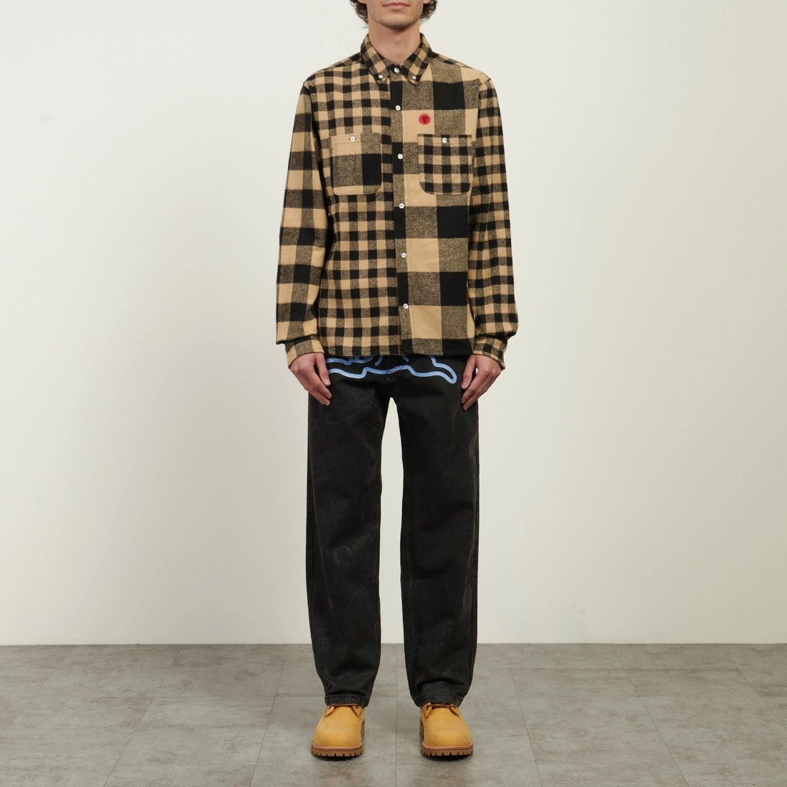 ICECREAM Мужская рубашка Multi Check