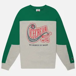 ICECREAM Мужская толстовка Convenience Store Panelled Crewneck