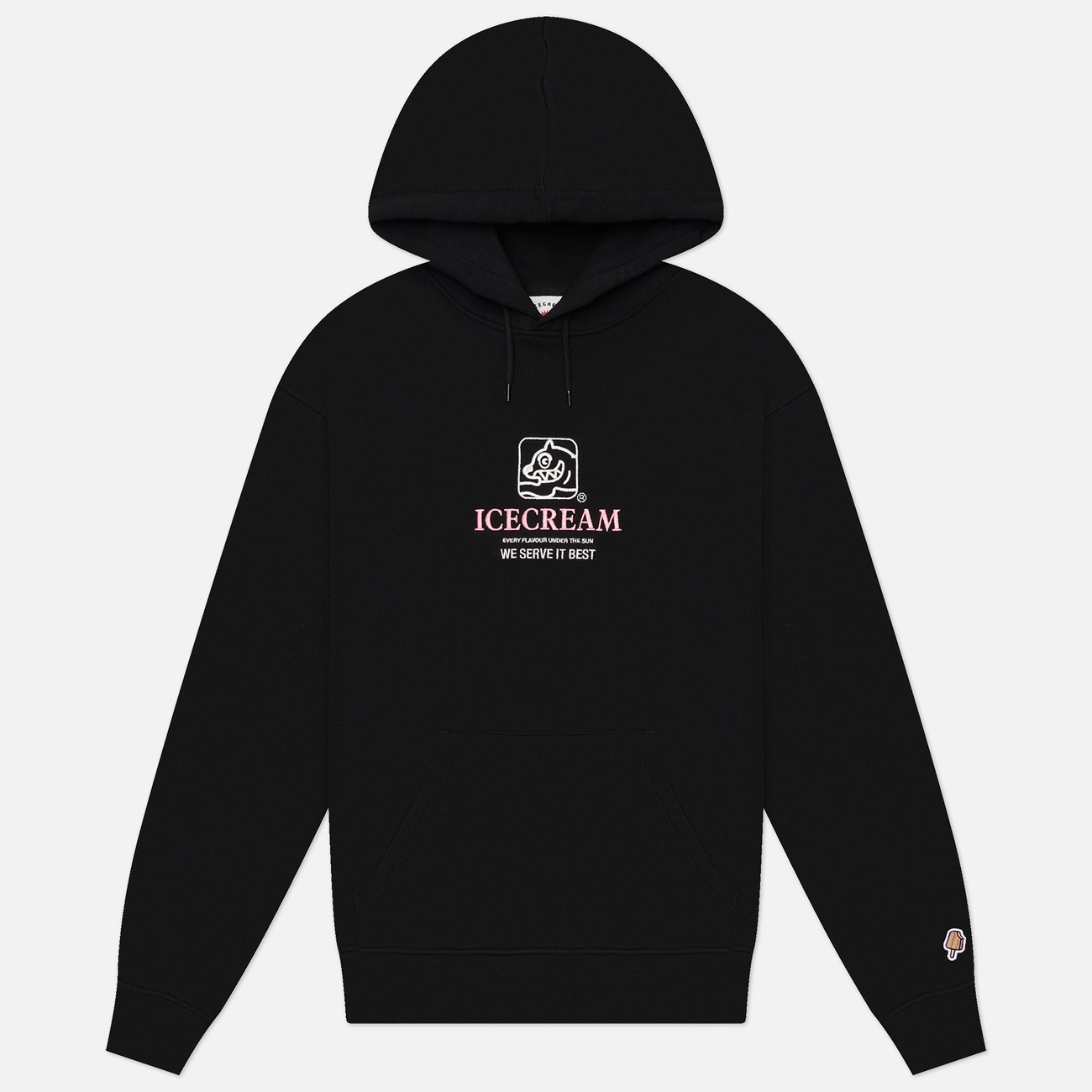 Мужская толстовка ICECREAM Serve It Best Popover Hoodie, IC25340-BLACK
