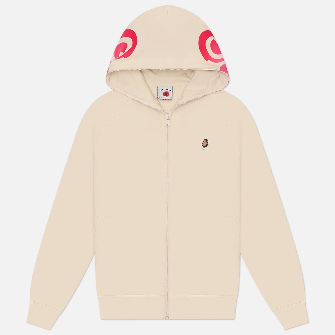 ICECREAM Мужская толстовка Gradient Smiley Zip Through Hoodie