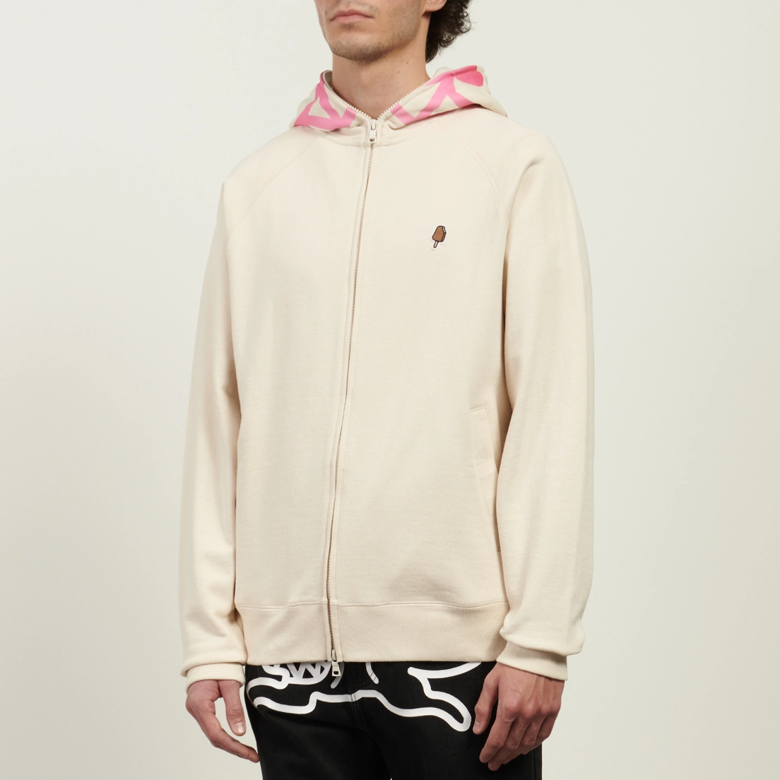 ICECREAM Мужская толстовка Gradient Smiley Zip Through Hoodie