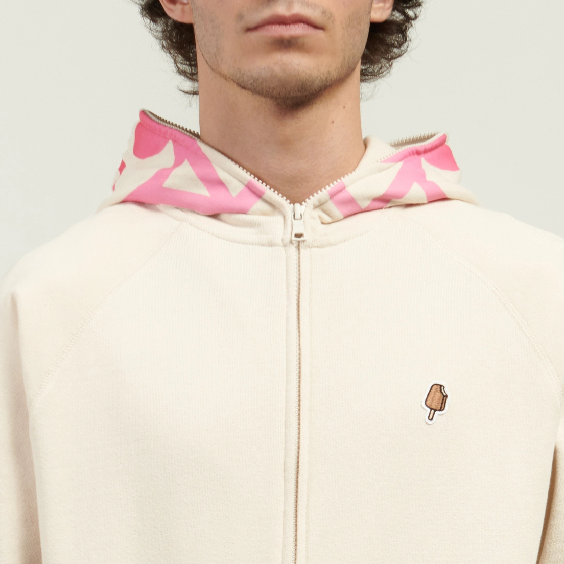 ICECREAM Мужская толстовка Gradient Smiley Zip Through Hoodie