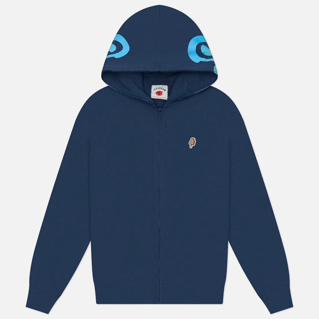 ICECREAM Мужская толстовка Gradient Smiley Zip Through Hoodie