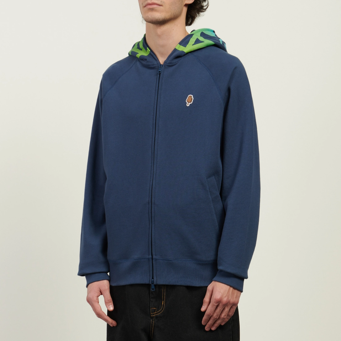 ICECREAM Мужская толстовка Gradient Smiley Zip Through Hoodie