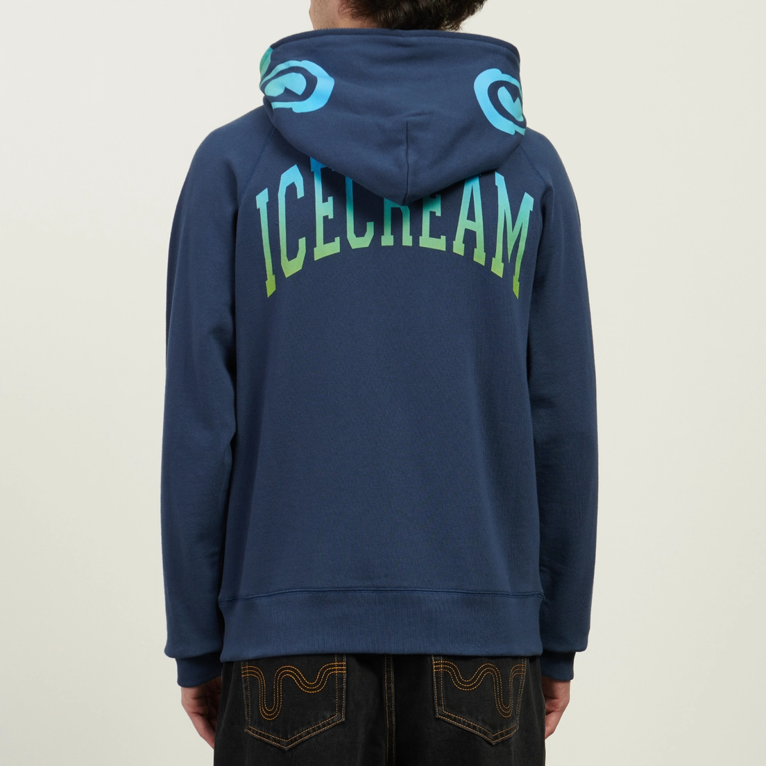 ICECREAM Мужская толстовка Gradient Smiley Zip Through Hoodie