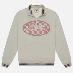 ICECREAM Мужская толстовка Checker Running Dog Quarter Zip
