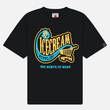 Мужская футболка ICECREAM Convenience Store, цвет чёрный, размер S
