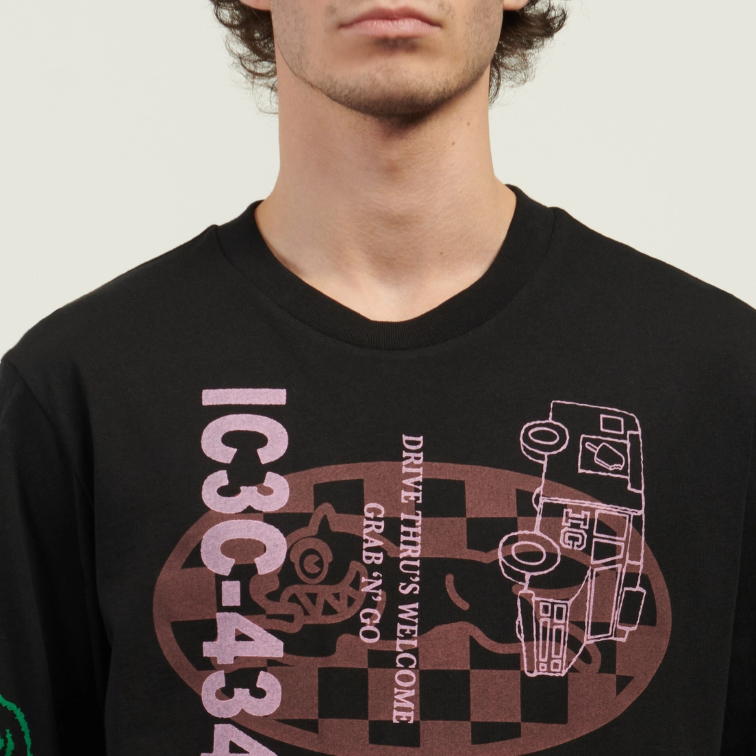 ICECREAM Мужской лонгслив Multi Graphic