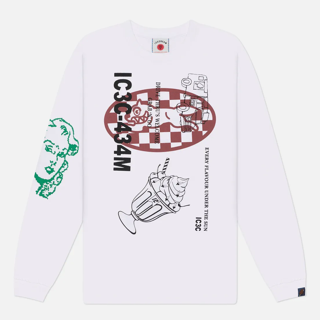 ICECREAM Мужской лонгслив Multi Graphic