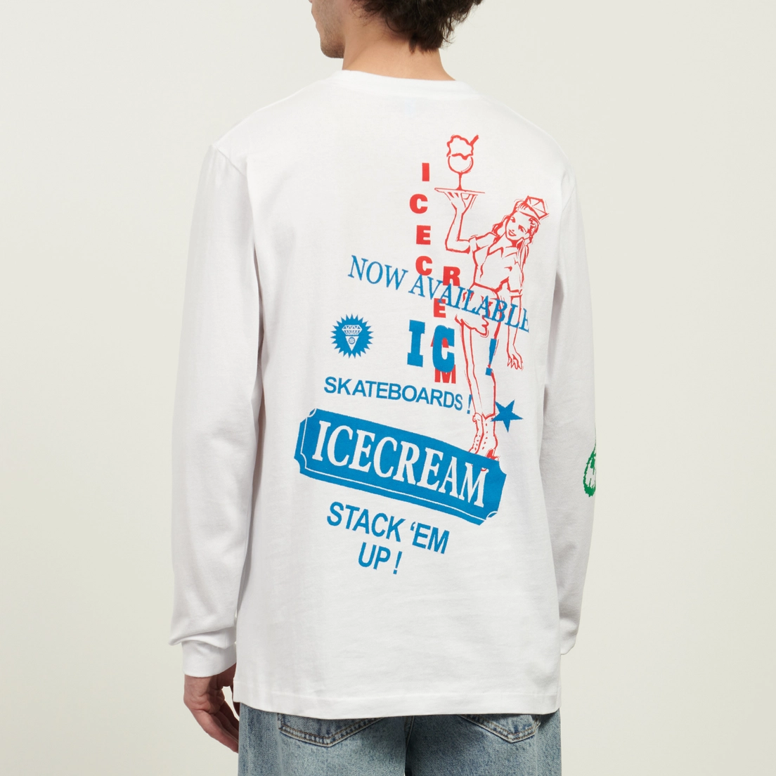 ICECREAM Мужской лонгслив Multi Graphic