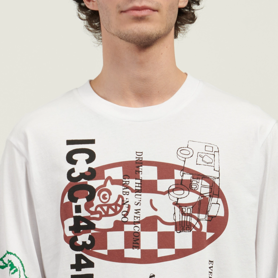 ICECREAM Мужской лонгслив Multi Graphic