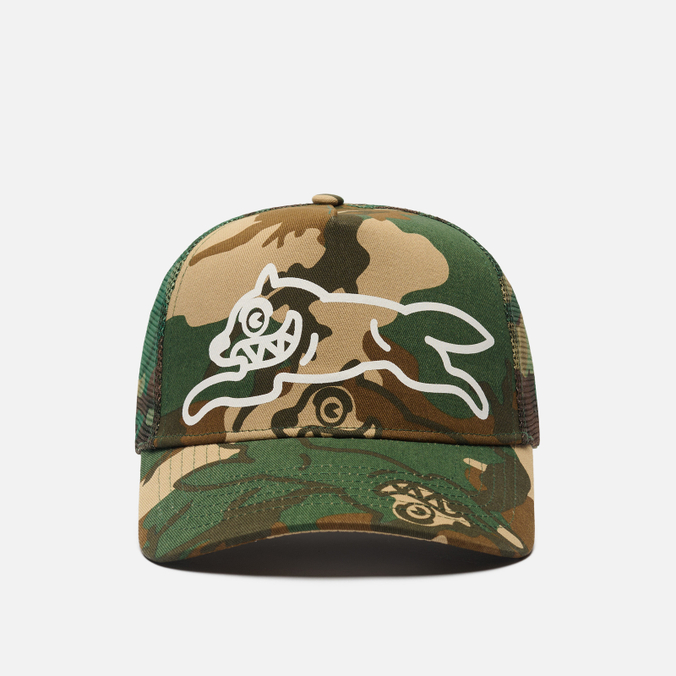 Кепка ICECREAM Running Dog Woodland Camo Trucker