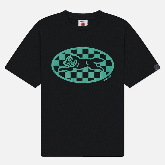 Мужская футболка ICECREAM Checker Running Dog