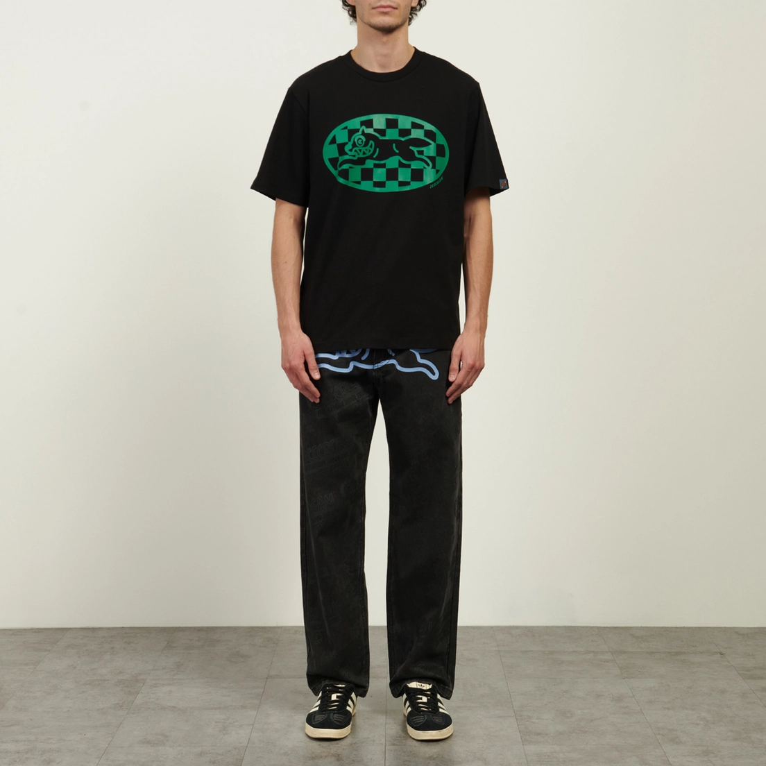 ICECREAM Мужская футболка Checker Running Dog