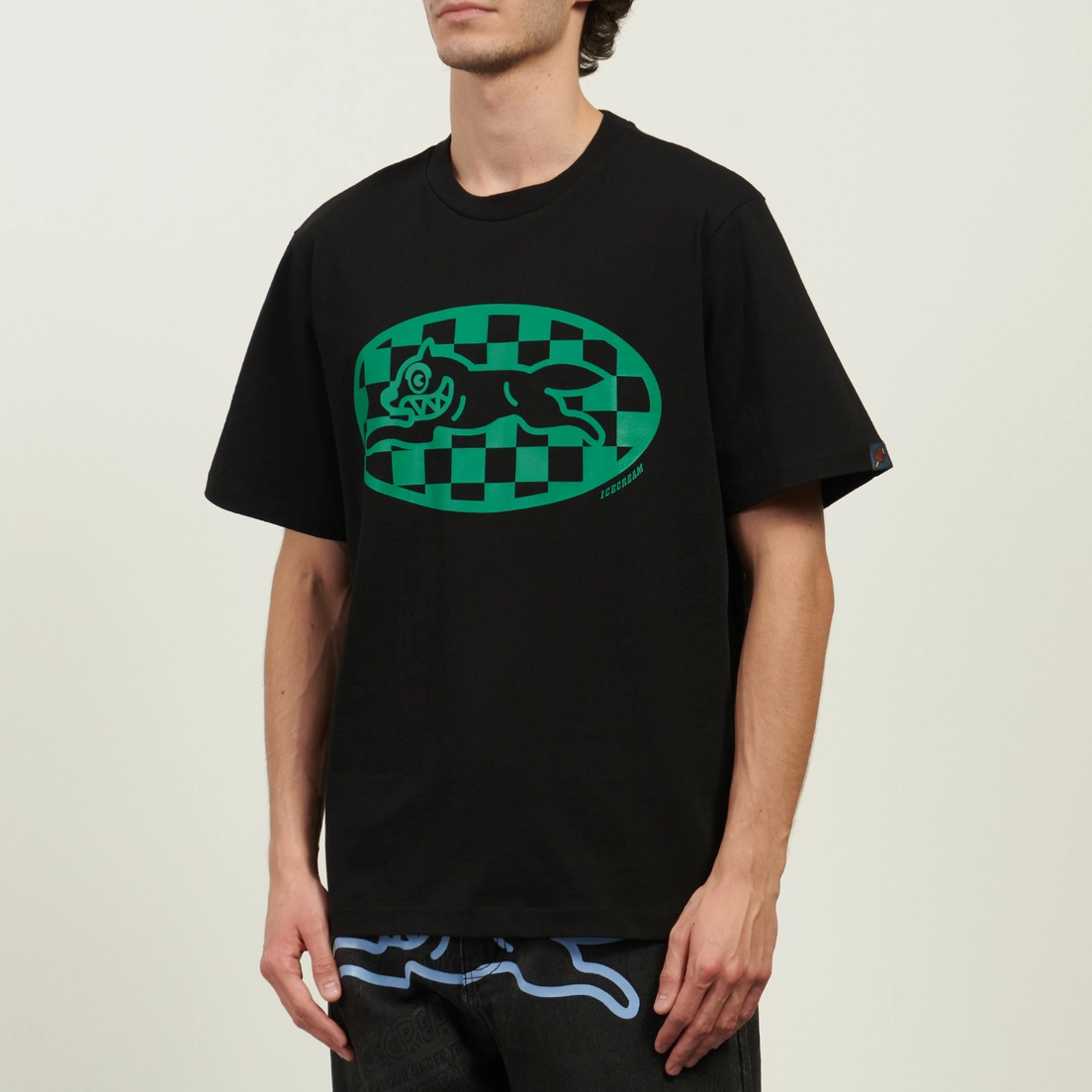 ICECREAM Мужская футболка Checker Running Dog