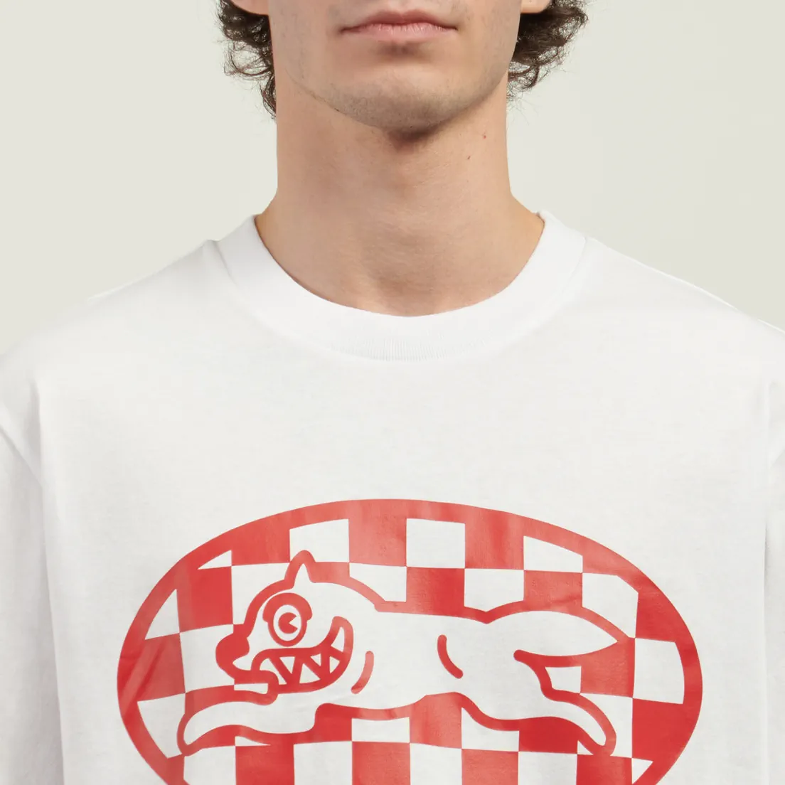 ICECREAM Мужская футболка Checker Running Dog