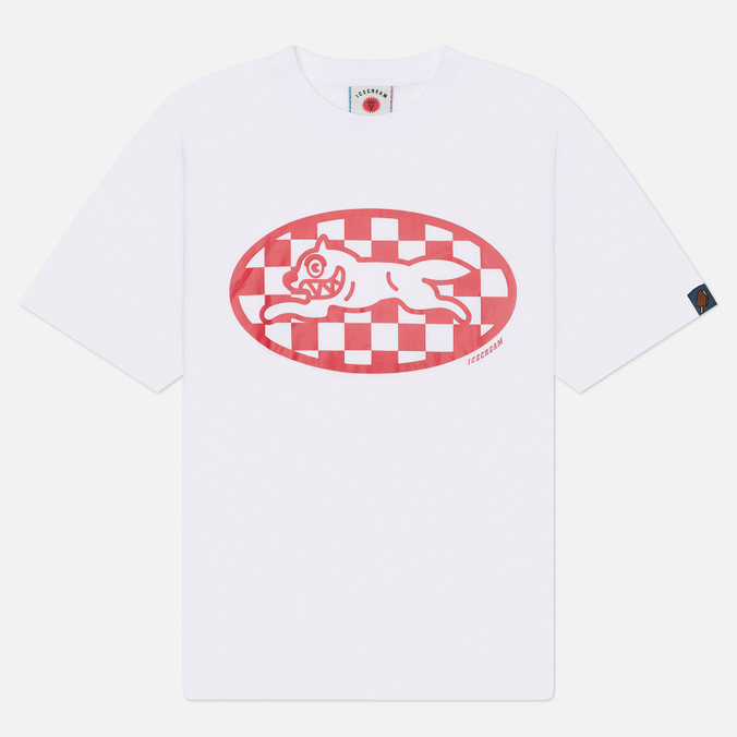 Мужская футболка ICECREAM Checker Running Dog