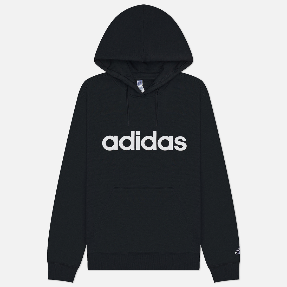 Adidas essentials linear pullover hoodie on sale