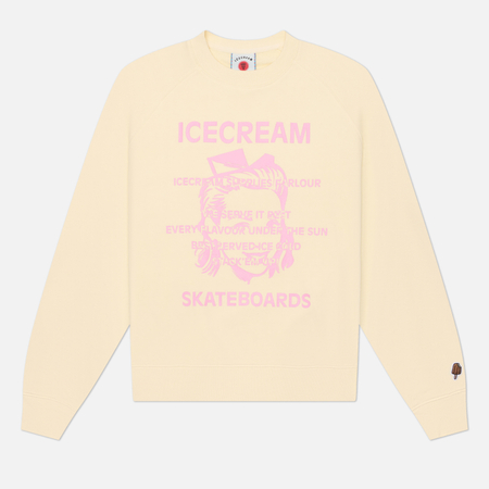 Мужская толстовка ICECREAM Waitress Crewneck, цвет бежевый, размер S