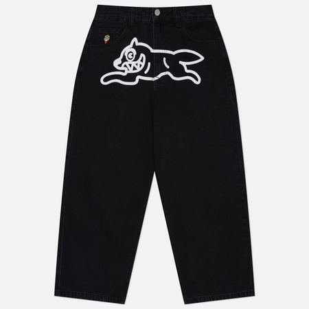 Мужские джинсы ICECREAM Running Dog Triple Scoop Denim, цвет чёрный, размер 32
