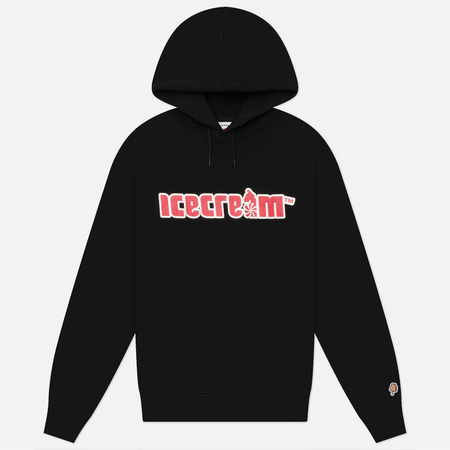 Мужская толстовка ICECREAM Soft Serve Hoodie, цвет чёрный