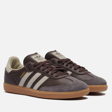 Мужские кроссовки adidas Originals Samba OG, цвет коричневый, размер 38 EU