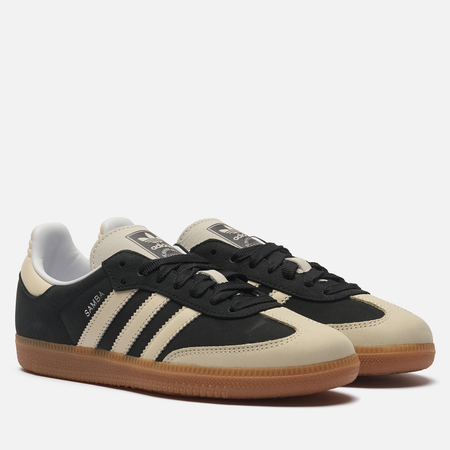 Женские кроссовки adidas Originals Samba OG, цвет чёрный, размер 38 EU